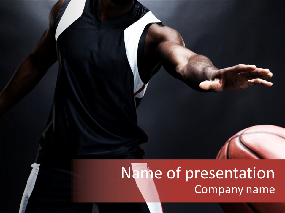 Player Basket Exercise PowerPoint Template