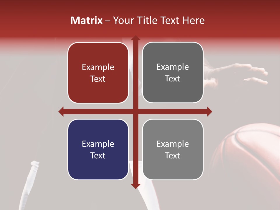 Player Basket Exercise PowerPoint Template