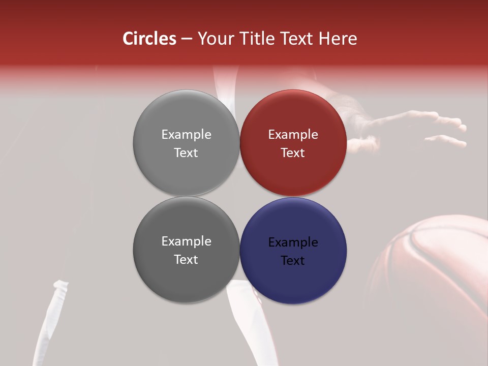 Player Basket Exercise PowerPoint Template