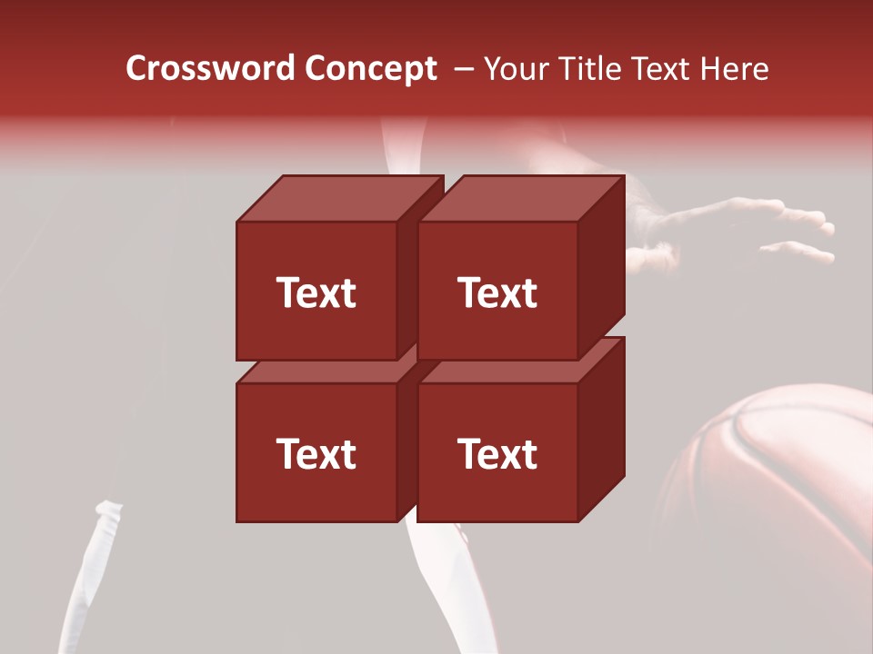 Player Basket Exercise PowerPoint Template