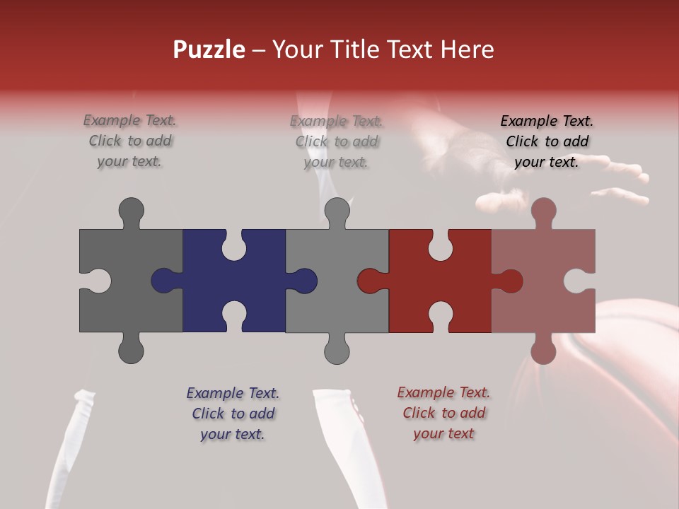 Player Basket Exercise PowerPoint Template