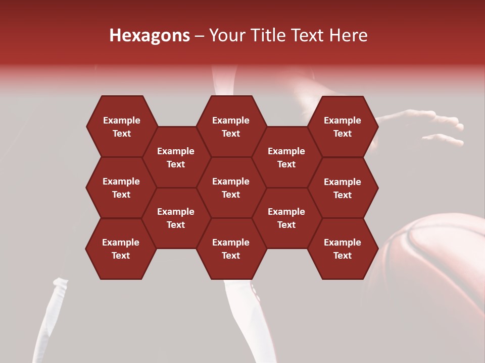 Player Basket Exercise PowerPoint Template