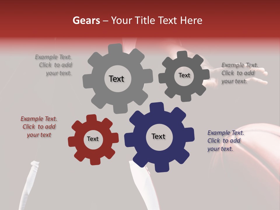 Player Basket Exercise PowerPoint Template