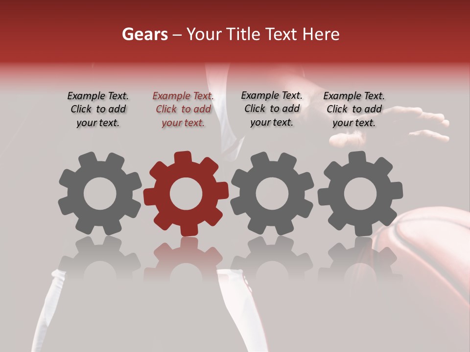 Player Basket Exercise PowerPoint Template