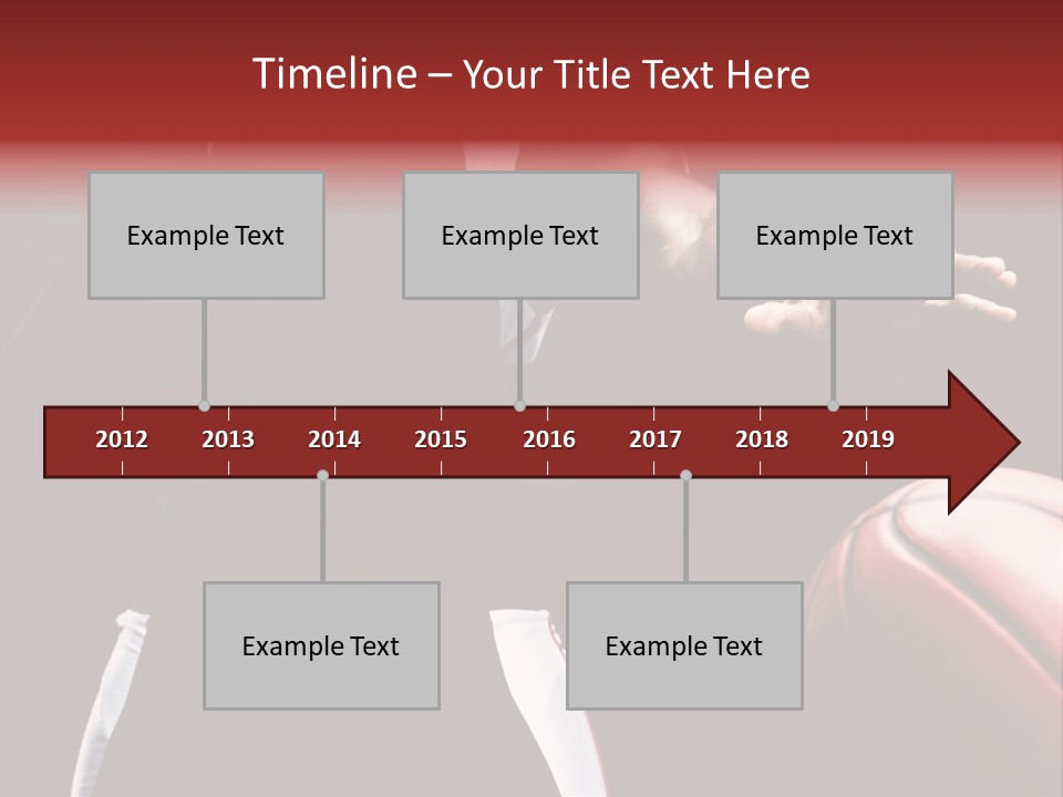Player Basket Exercise PowerPoint Template