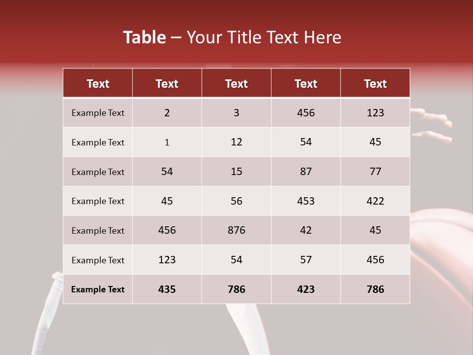 Player Basket Exercise PowerPoint Template