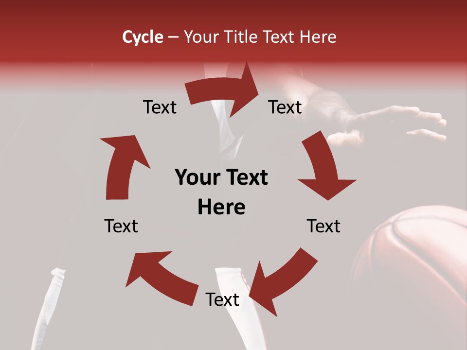 Player Basket Exercise PowerPoint Template