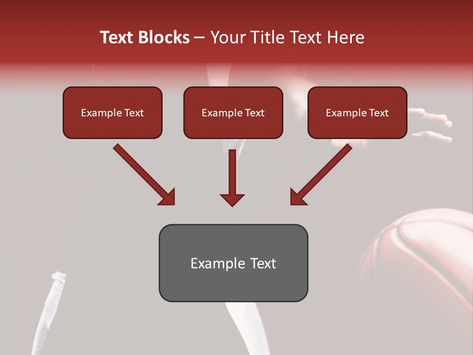 Player Basket Exercise PowerPoint Template