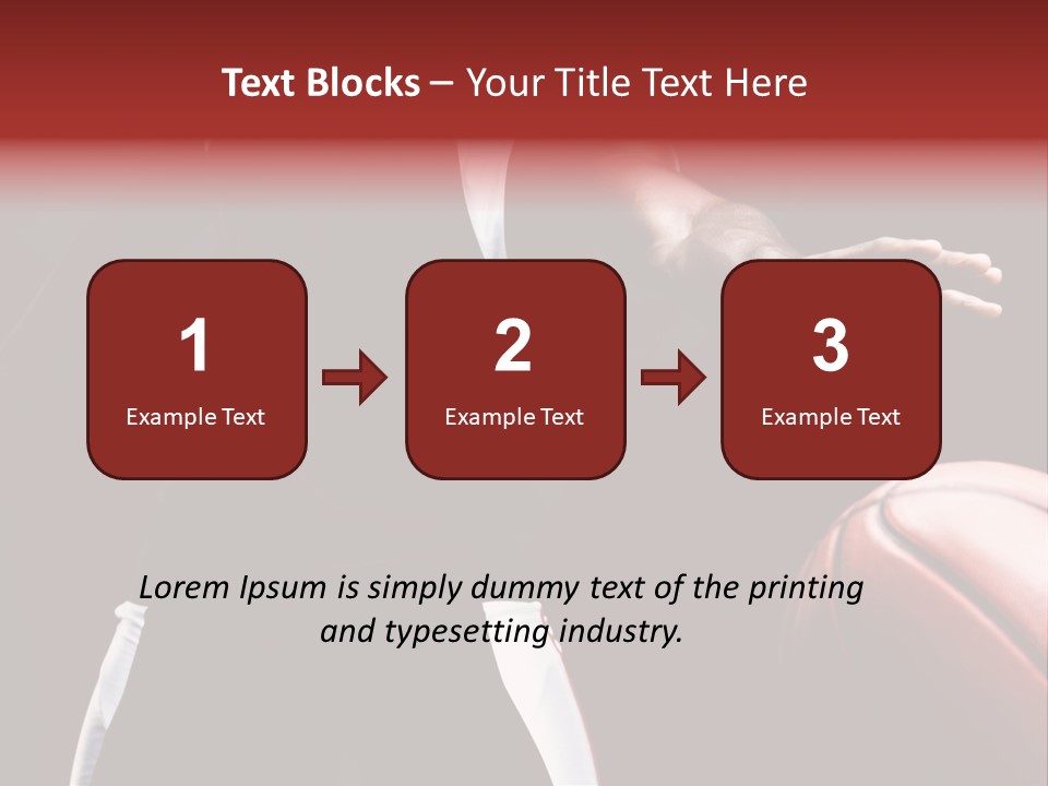 Player Basket Exercise PowerPoint Template