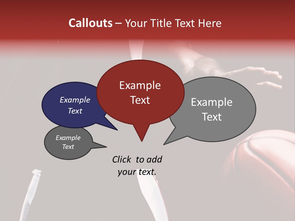 Player Basket Exercise PowerPoint Template
