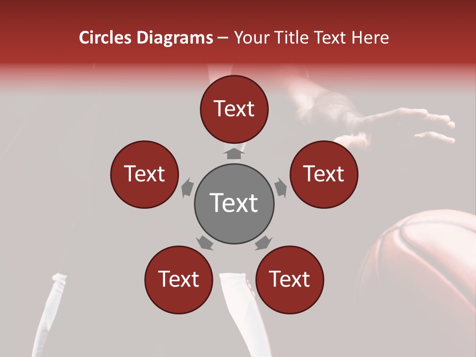 Player Basket Exercise PowerPoint Template