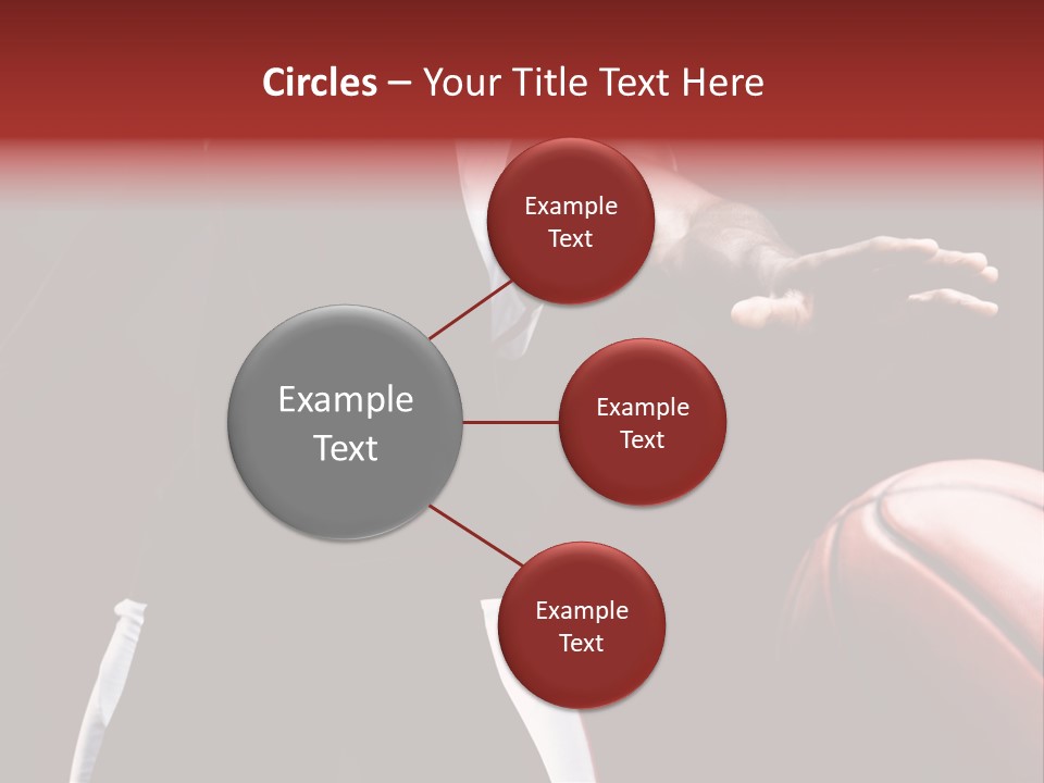 Player Basket Exercise PowerPoint Template