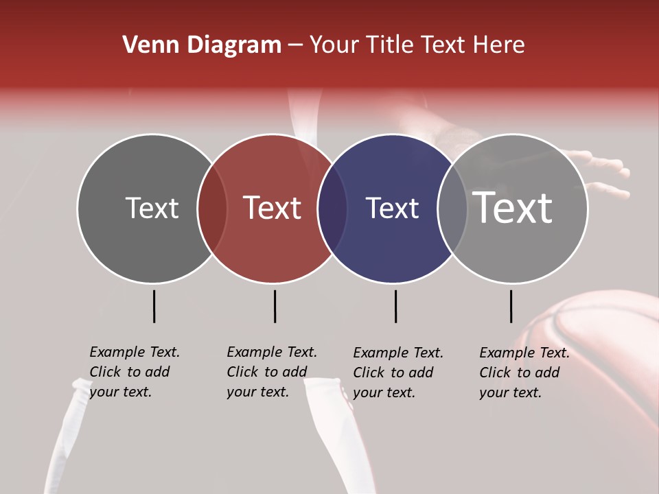 Player Basket Exercise PowerPoint Template