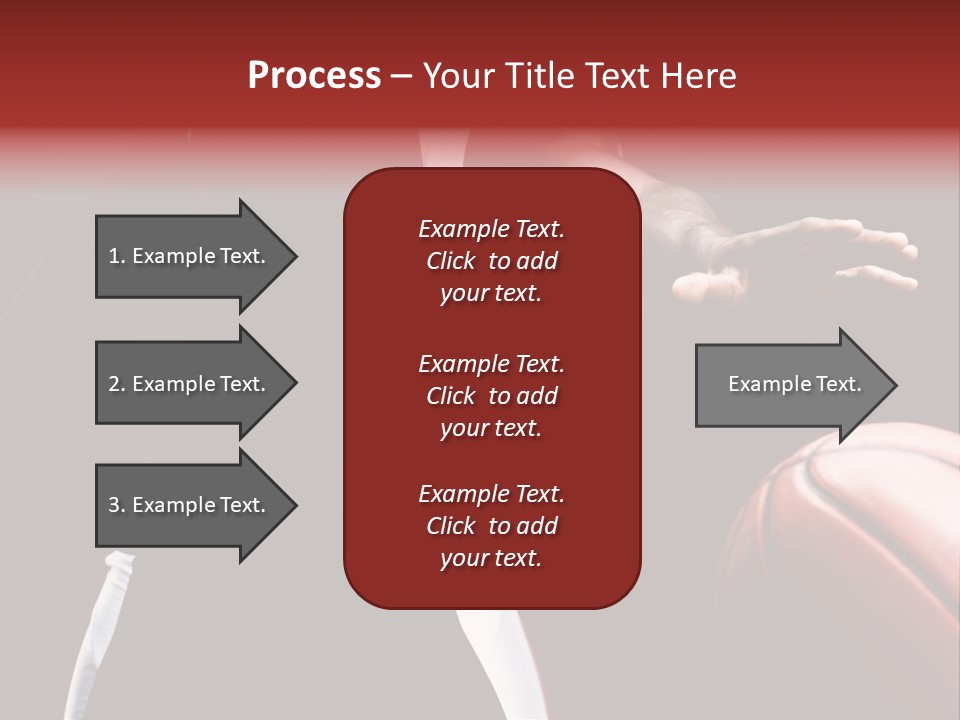 Player Basket Exercise PowerPoint Template