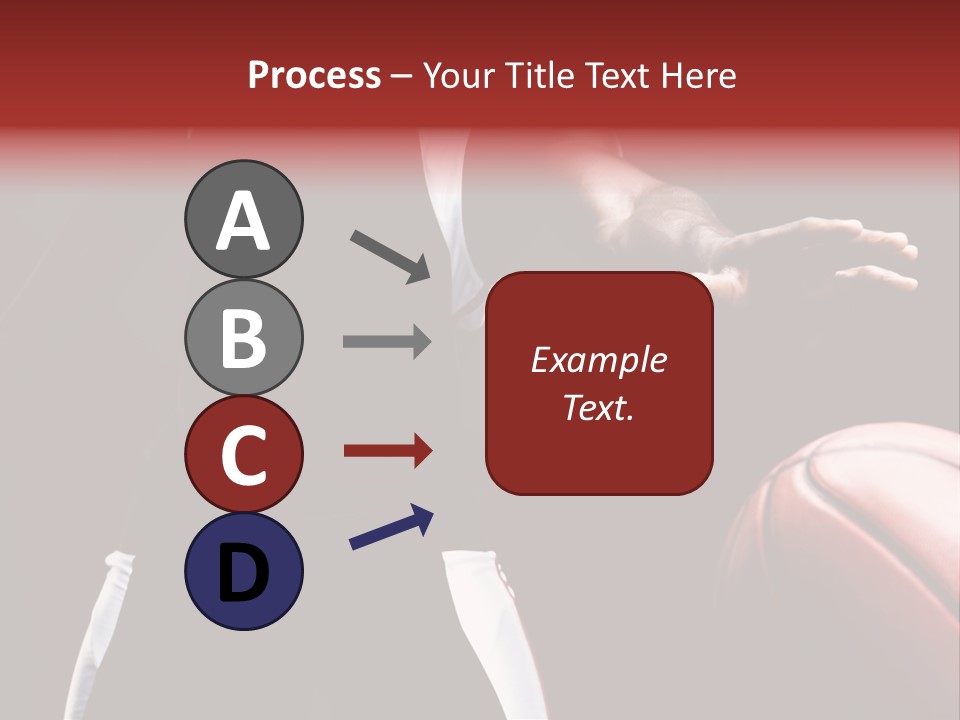 Player Basket Exercise PowerPoint Template
