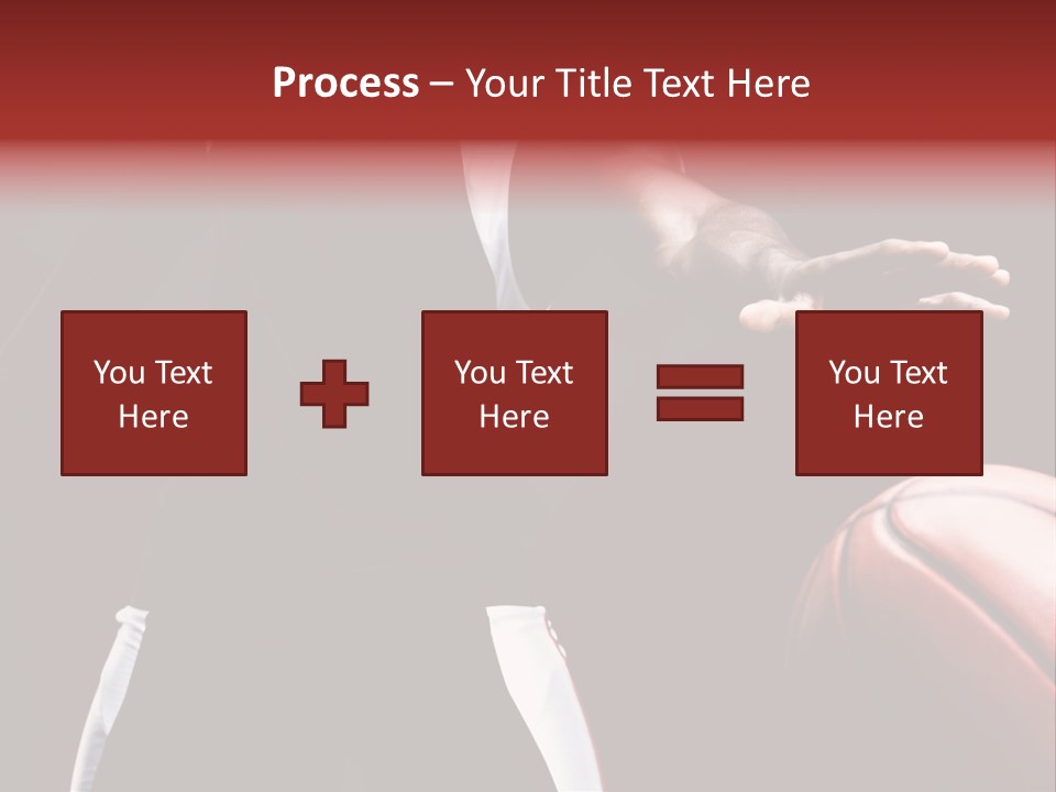 Player Basket Exercise PowerPoint Template