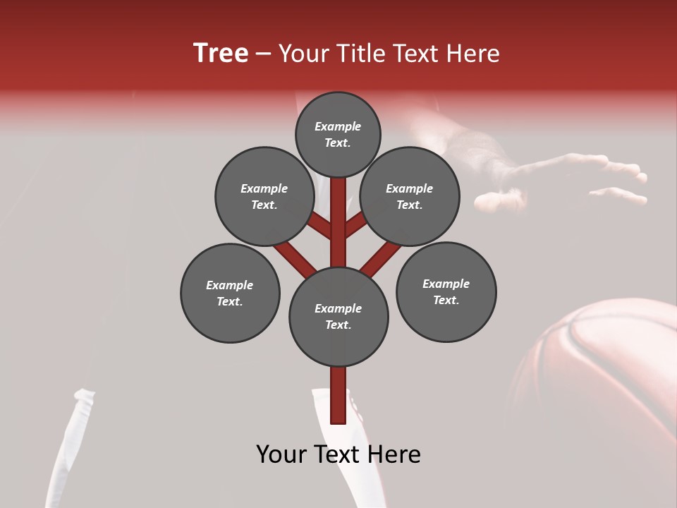 Player Basket Exercise PowerPoint Template