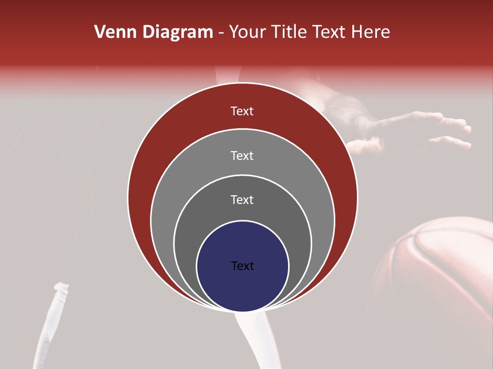 Player Basket Exercise PowerPoint Template