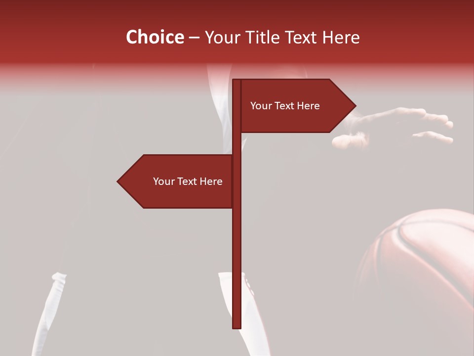 Player Basket Exercise PowerPoint Template