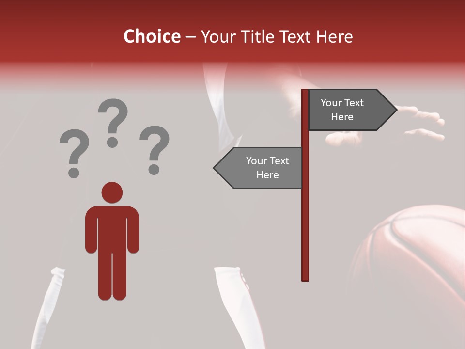 Player Basket Exercise PowerPoint Template