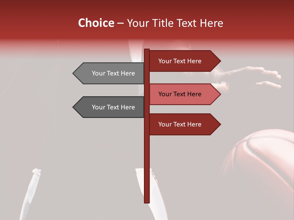 Player Basket Exercise PowerPoint Template