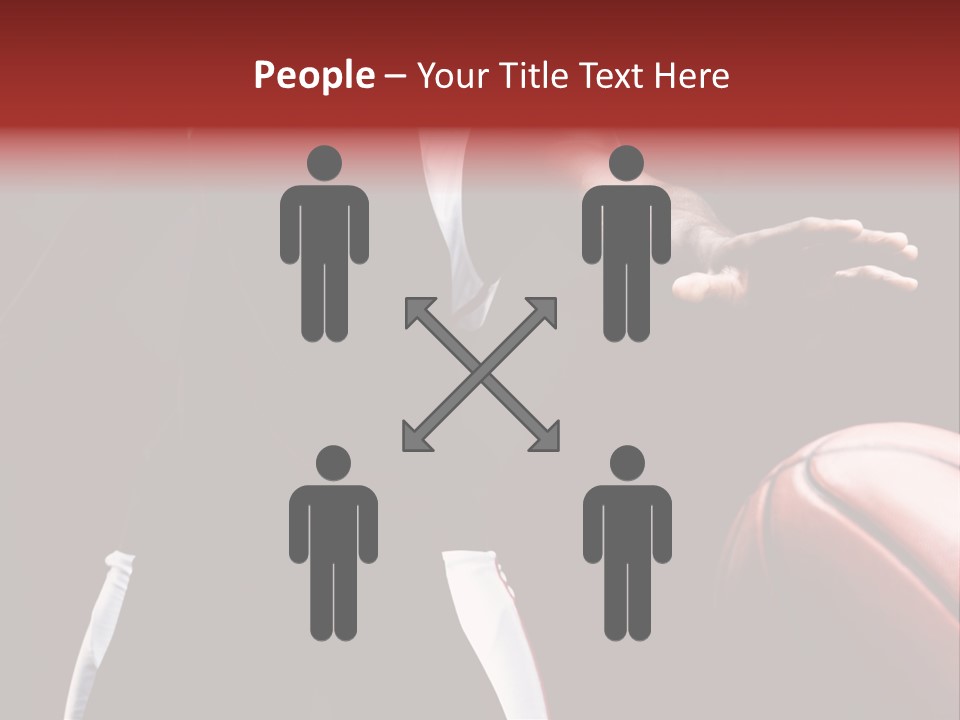 Player Basket Exercise PowerPoint Template