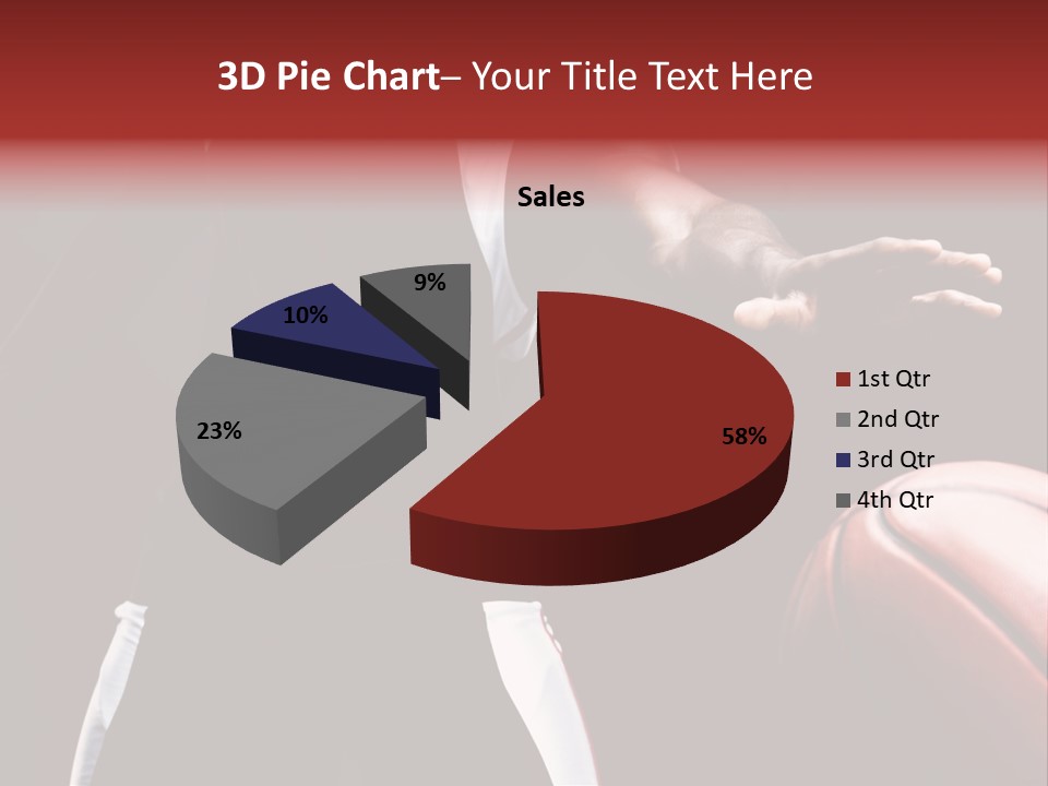 Player Basket Exercise PowerPoint Template