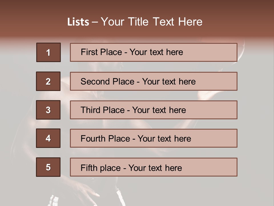 Trainer Player Active PowerPoint Template