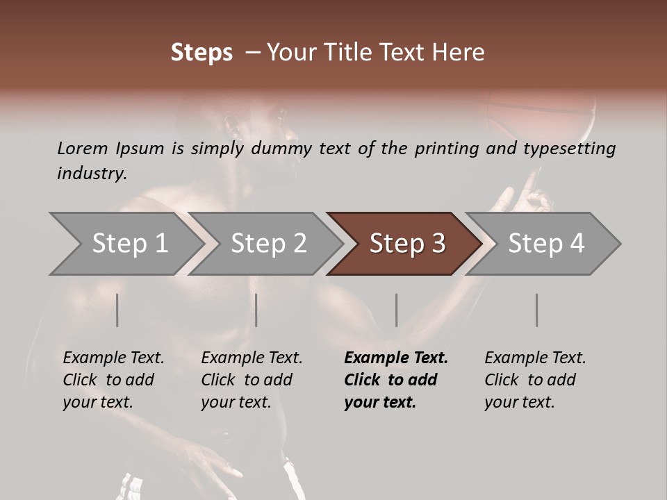 Trainer Player Active PowerPoint Template