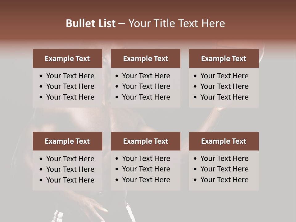 Trainer Player Active PowerPoint Template