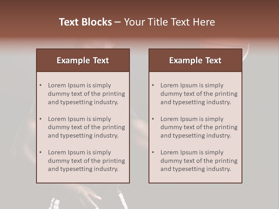 Trainer Player Active PowerPoint Template