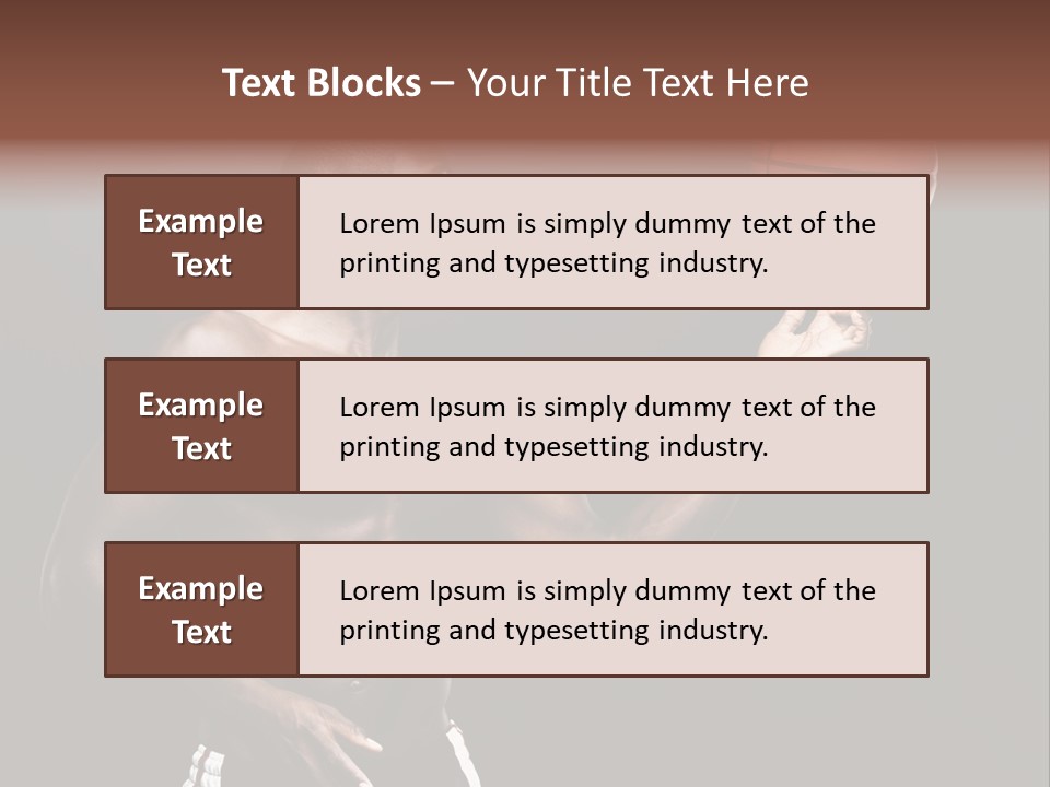 Trainer Player Active PowerPoint Template
