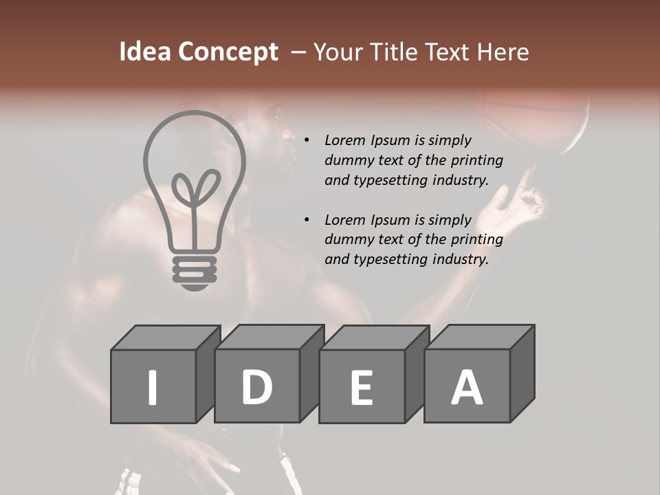 Trainer Player Active PowerPoint Template