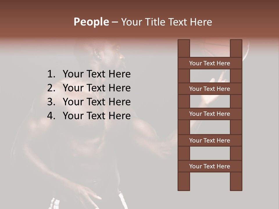 Trainer Player Active PowerPoint Template