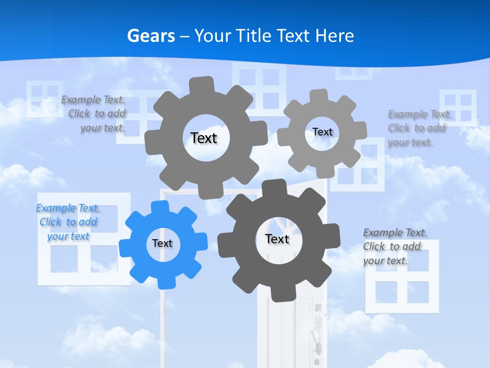 People Spinning Hand PowerPoint Template