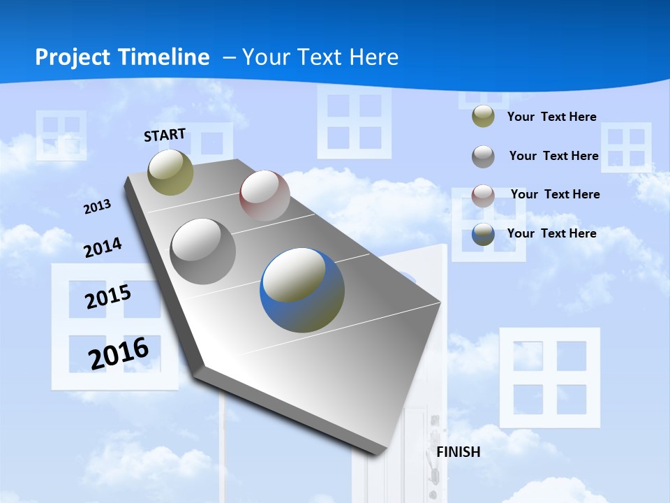 People Spinning Hand PowerPoint Template