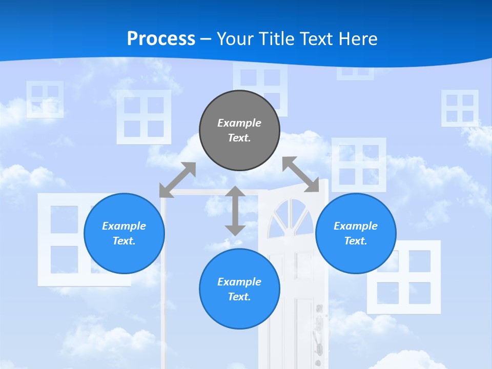 People Spinning Hand PowerPoint Template