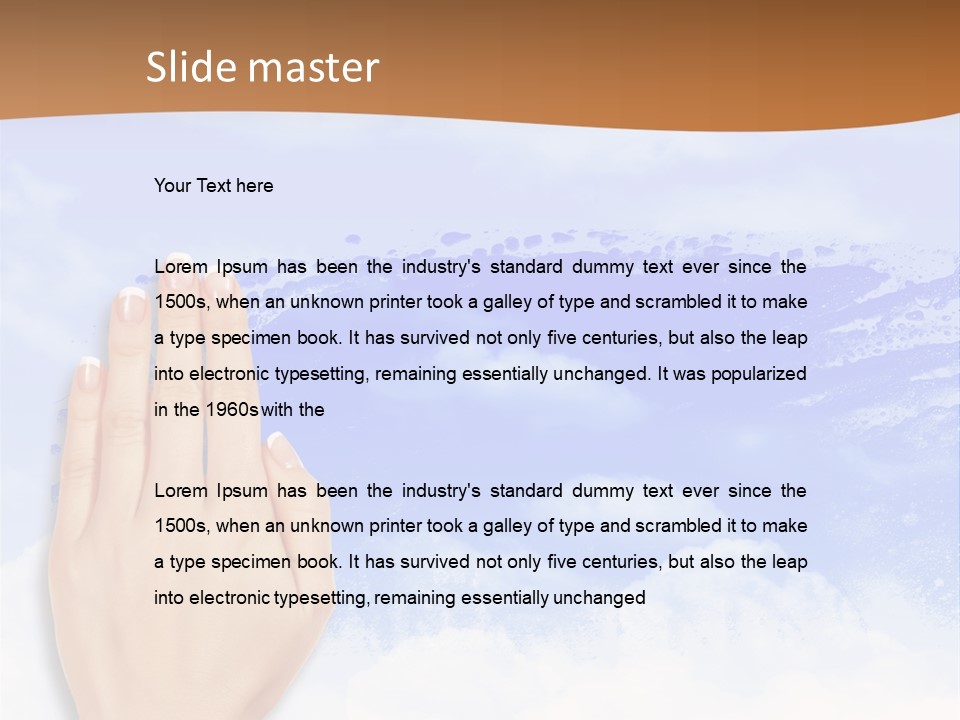 Sport Confident Exercise PowerPoint Template