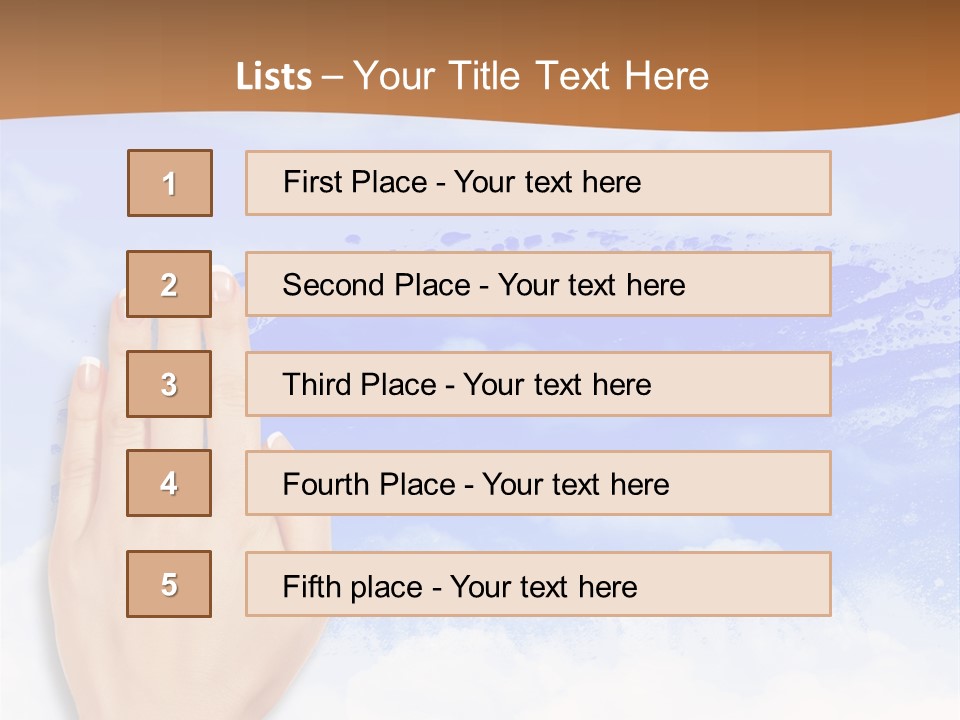 Sport Confident Exercise PowerPoint Template