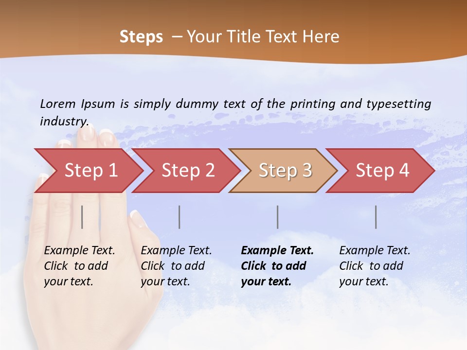 Sport Confident Exercise PowerPoint Template