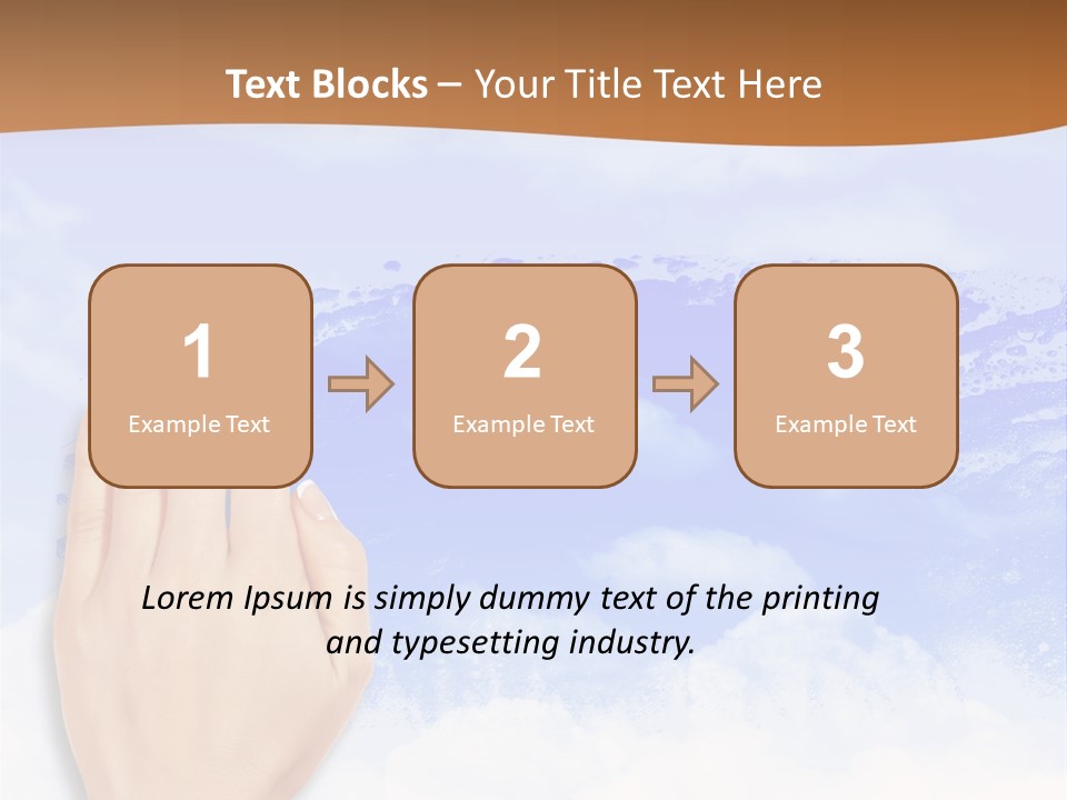 Sport Confident Exercise PowerPoint Template