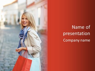 Bright Light Female PowerPoint Template