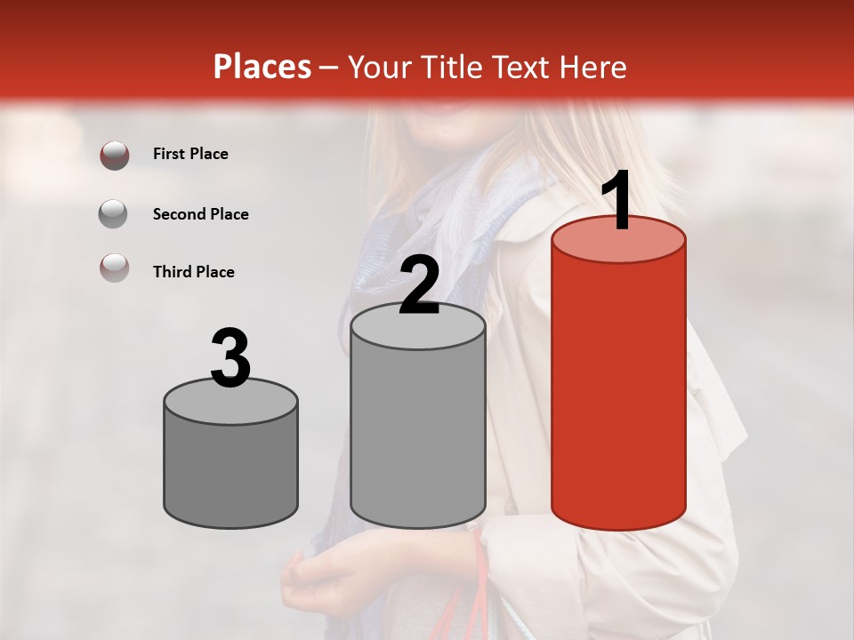 Bright Light Female PowerPoint Template