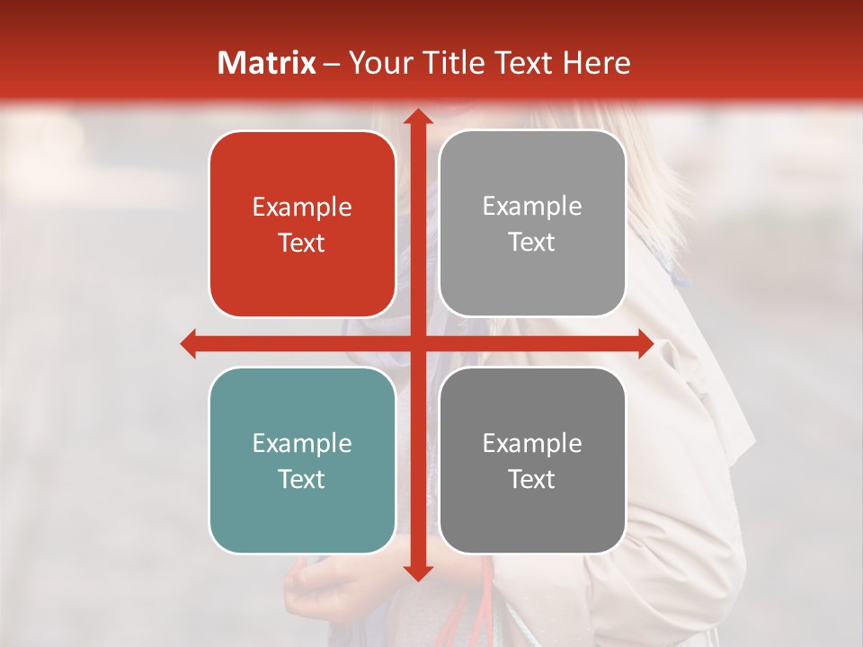 Bright Light Female PowerPoint Template