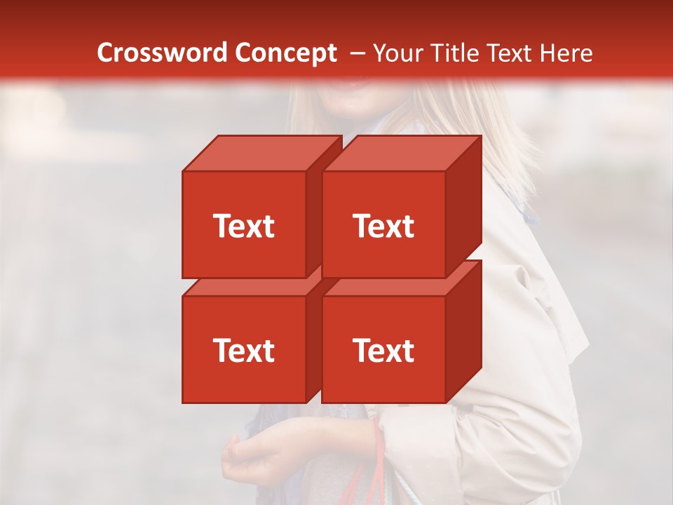 Bright Light Female PowerPoint Template