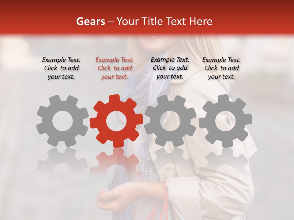 Bright Light Female PowerPoint Template