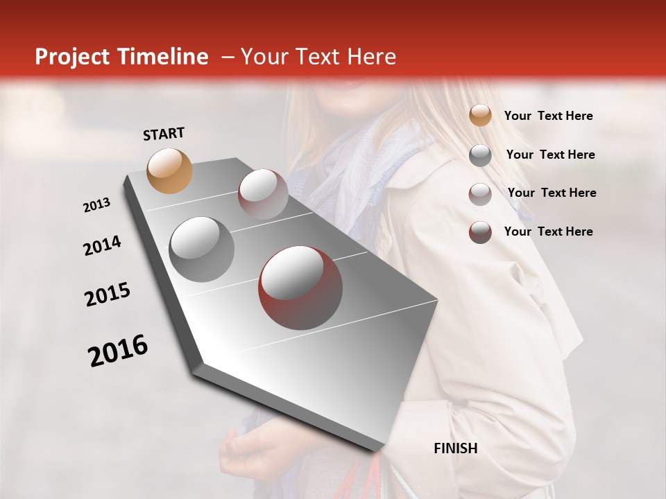 Bright Light Female PowerPoint Template