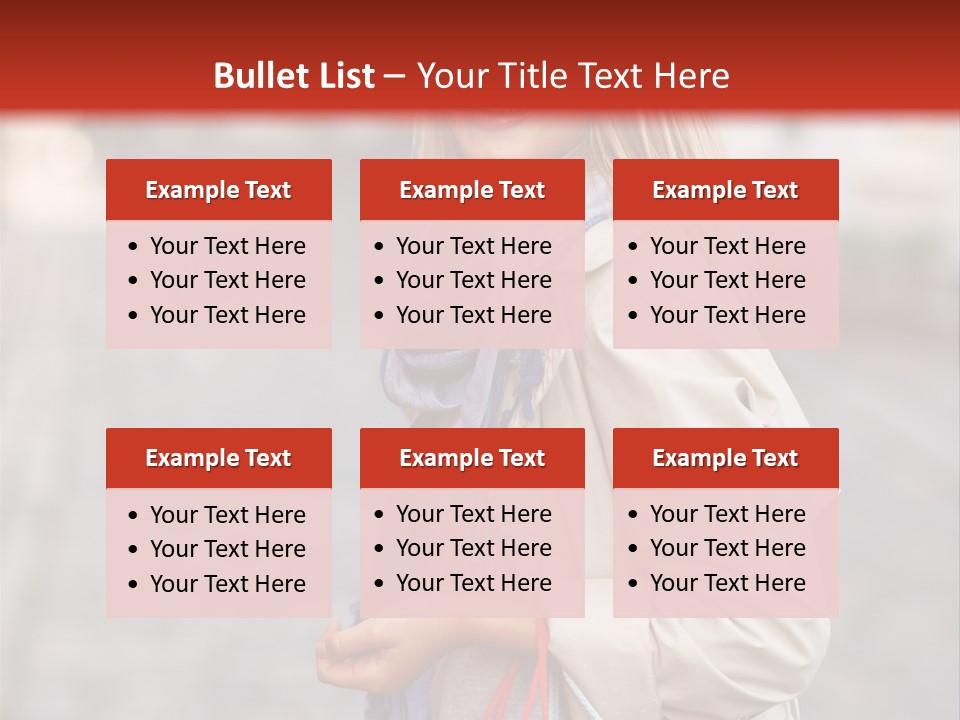 Bright Light Female PowerPoint Template