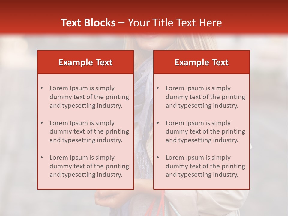 Bright Light Female PowerPoint Template