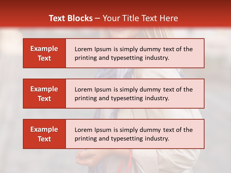 Bright Light Female PowerPoint Template